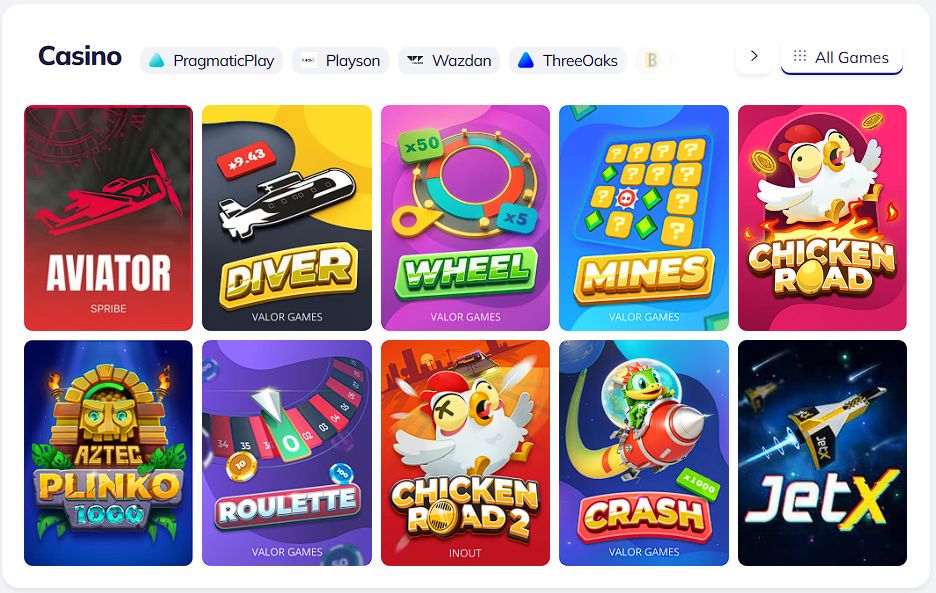 valor casino